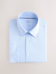 Light Blue Muscle Fit Muscle Fit Textured Shirt - Image 1 of 3