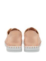 Lotus Pink Lace-Up Casual Shoes - Image 3 of 4
