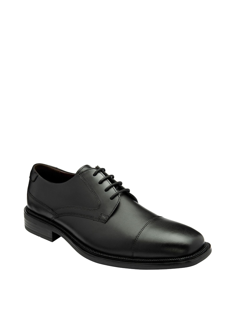 Lotus Black Leather Casual Shoes - Image 1 of 4 Lotus Black Leather Casual Shoes - Image 1 of 4