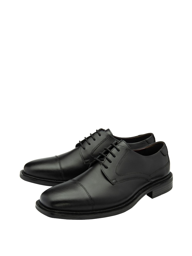 Lotus Black Leather Casual Shoes - Image 2 of 4 Lotus Black Leather Casual Shoes - Image 2 of 4