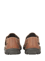 Lotus Brown Leather Fisherman Sandals - Image 3 of 4