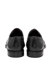 Lotus Black Leather Lace-Up Brogues - Image 3 of 4