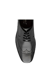 Lotus Black Leather Lace-Up Brogues - Image 4 of 4