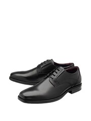 Lotus Black Leather Derby Shoes - Image 2 of 4