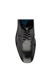 Lotus Black Leather Derby Shoes - Image 4 of 4