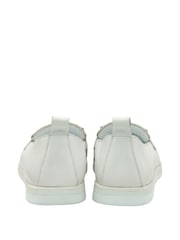 Lotus White Slip-On Casual Shoes - Image 3 of 4