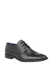 Lotus Onyx Black Leather Derby Shoes - Image 1 of 4