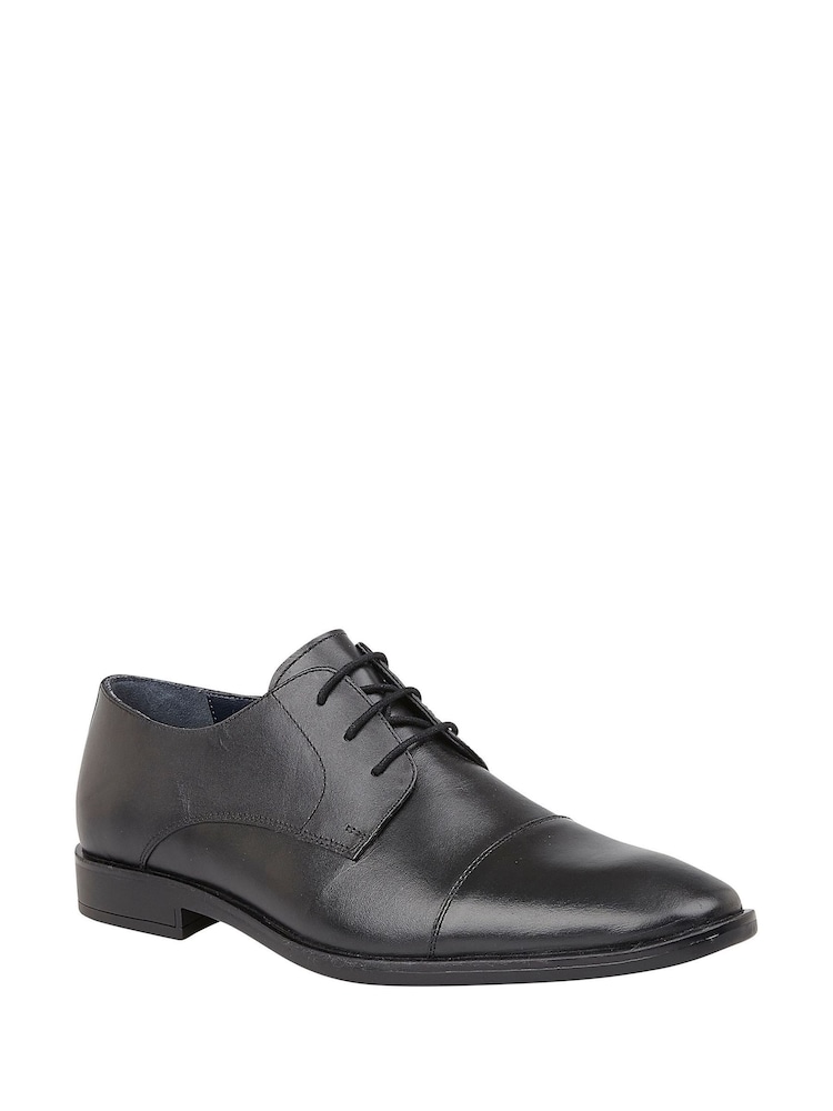 Lotus Onyx Black Leather Derby Shoes - Image 1 of 4