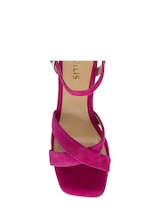 Lotus Pink Open-Toe Heeled Sandals - Image 4 of 4