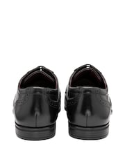Lotus Jet Black Leather Lace-Up Brogues - Image 3 of 4
