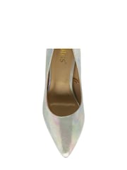 Lotus Silver Stiletto-Heel Court Shoes - Image 4 of 4