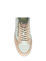Lotus Pink Leather Zip-Up Trainers - Image 4 of 4