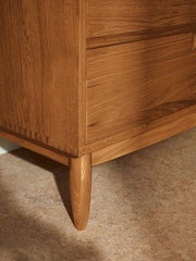 MADE.COM Dark Stain Oak Penn 9 Drawer Chest - Image 2 of 3