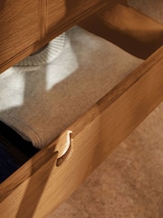 MADE.COM Dark Stain Oak Penn 9 Drawer Chest - Image 3 of 3