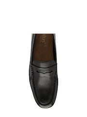 Lotus Black Leather Loafers - Image 4 of 4