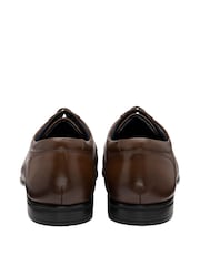 Lotus Brown Leather Oxford Shoes - Image 3 of 4