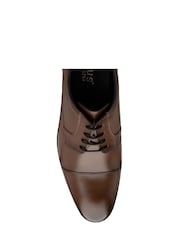Lotus Brown Leather Oxford Shoes - Image 4 of 4