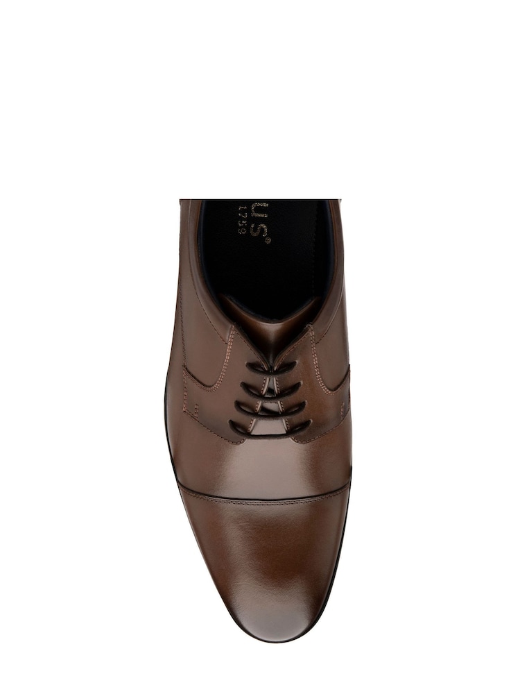 Lotus Brown Leather Oxford Shoes - Image 4 of 4