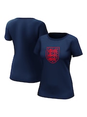 Fanatics Womens Large Blue 100% Cotton England Mono Graphic T-Shirt - Image 1 of 3