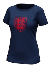 Fanatics Womens Large Blue 100% Cotton England Mono Graphic T-Shirt - Image 2 of 3