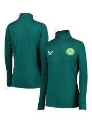 Fanatics Green Republic of Ireland Players Training 1/4 Zip Midlayer Top Womens - Image 1 of 3