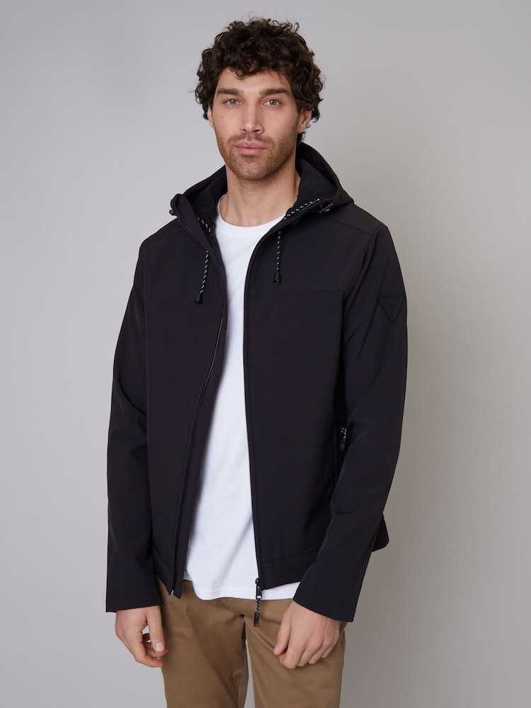 أسود - Threadbare Showerproof Fleece Lined Hooded Jacket - صورة 1 من 5 أسود - Threadbare Showerproof Fleece Lined Hooded Jacket - صورة 1 من 5