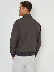 Threadbare Grey Showerproof Harrington Style Jacket - Image 2 of 4