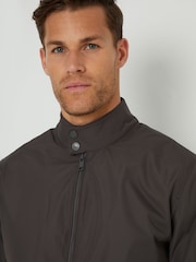 Threadbare Grey Showerproof Harrington Style Jacket - Image 4 of 4