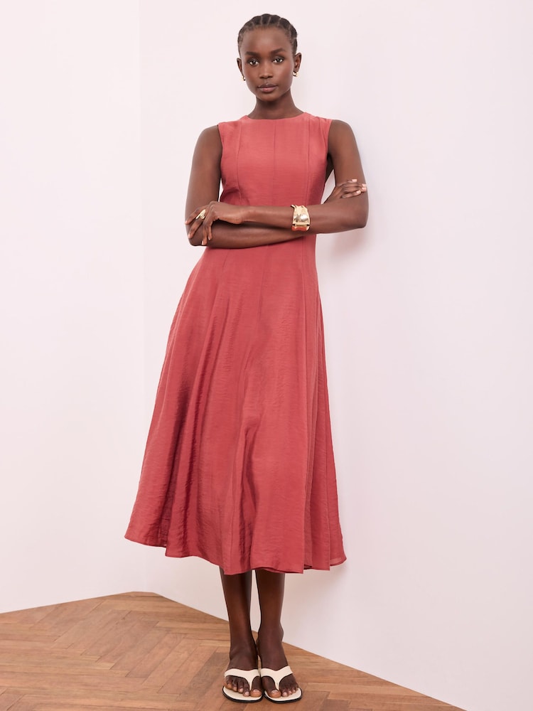Mint Velvet Red Sleeveless Maxi Dress - Image 1 of 8 Mint Velvet Red Sleeveless Maxi Dress - Image 1 of 8