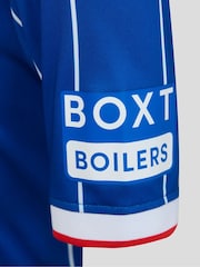 Castore Blue Rangers Junior 26/26 Home Football Short Sleeve Shirt - Image 4 of 5