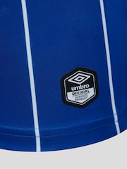 Castore Blue Rangers Junior 26/26 Home Football Short Sleeve Shirt - Image 5 of 5