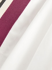 White Long Sleeve Side Stripe Shirt - Image 7 of 7
