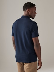 Lacoste Regular Fit Cotton Blend Ottoman Polo Shirt - Image 2 of 4