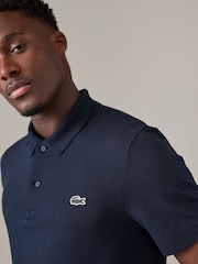 Lacoste Regular Fit Cotton Blend Ottoman Polo Shirt - Image 3 of 4