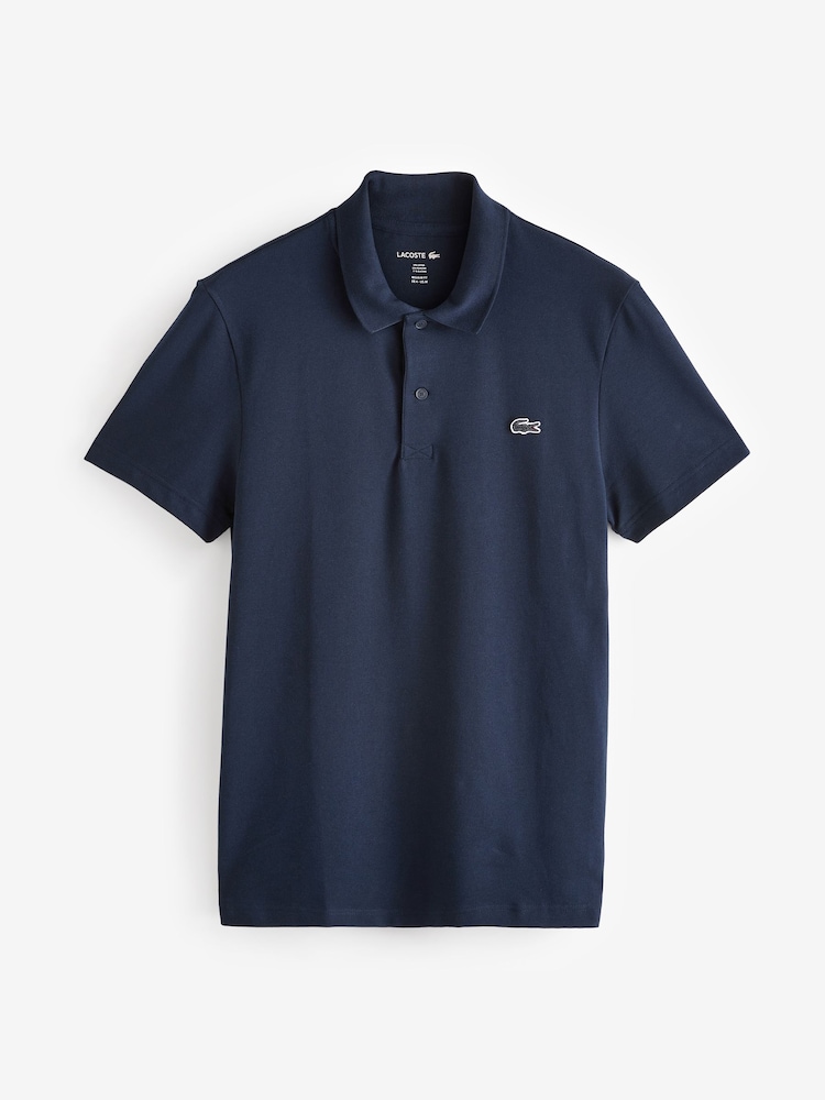 Lacoste Regular Fit Cotton Blend Ottoman Polo Shirt - Image 4 of 4