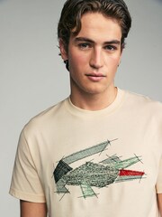 Lacoste Holiday 100% Cotton T-Shirt - Image 3 of 5