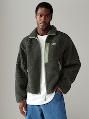 Lacoste Fleece Zipped Jacket - Image 1 of 4