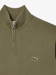 Lacoste 100% Cotton Quarter Zip Jumper - Image 5 of 5