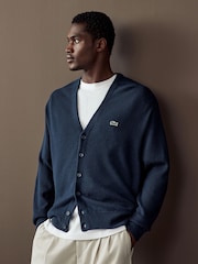 Lacoste Blue Cardigan - Image 1 of 7