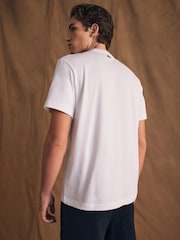 Lacoste Printed Logo 100% Cotton White T-Shirt - Bild 3 von 8