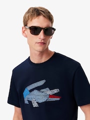 Lacoste Holiday 100% Cotton T-Shirt - Image 3 of 6