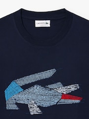Lacoste Holiday 100% Cotton T-Shirt - Image 6 of 6