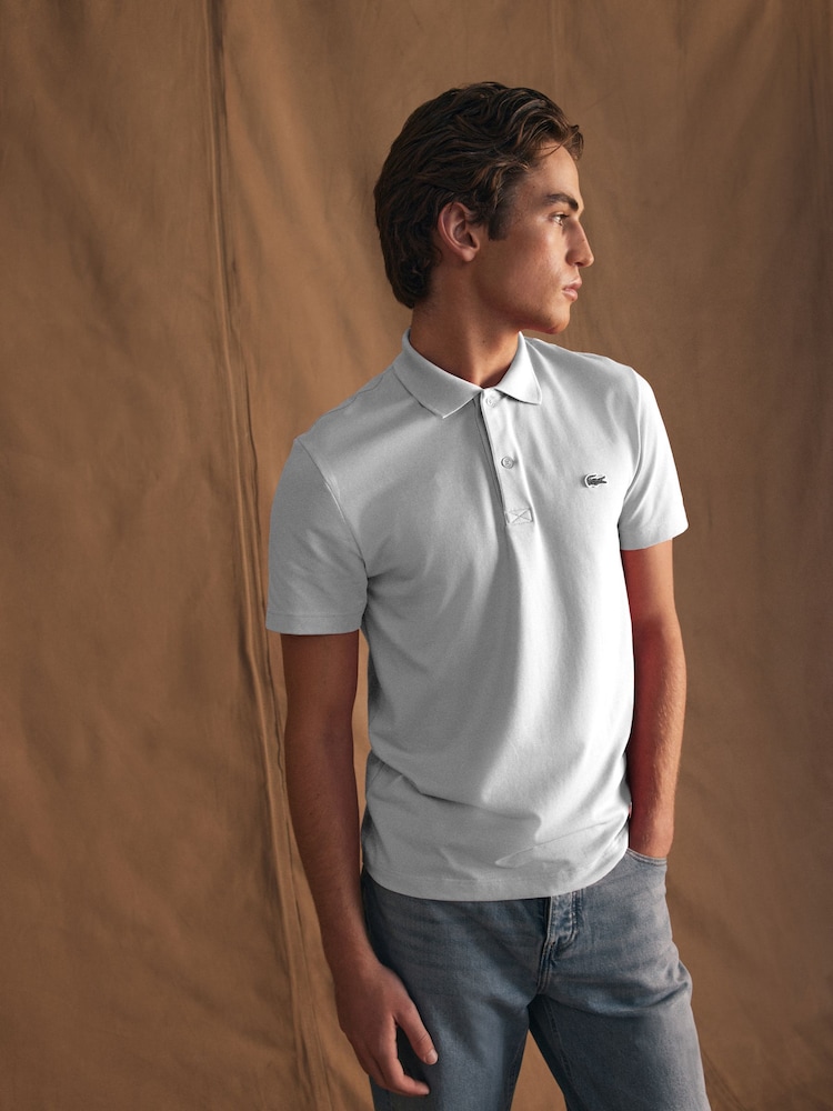 Lacoste Regular Fit Cotton Blend Ottoman Polo Shirt - Image 2 of 8