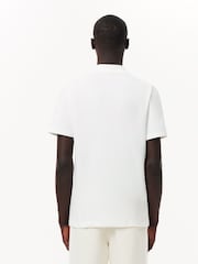 Lacoste Regular Fit Cotton Blend Ottoman Polo Shirt - Image 4 of 8