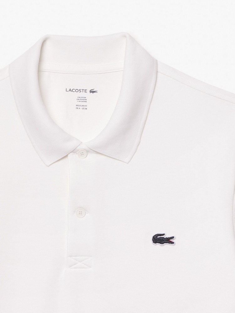 Lacoste Regular Fit Cotton Blend Ottoman Polo Shirt - Image 8 of 8