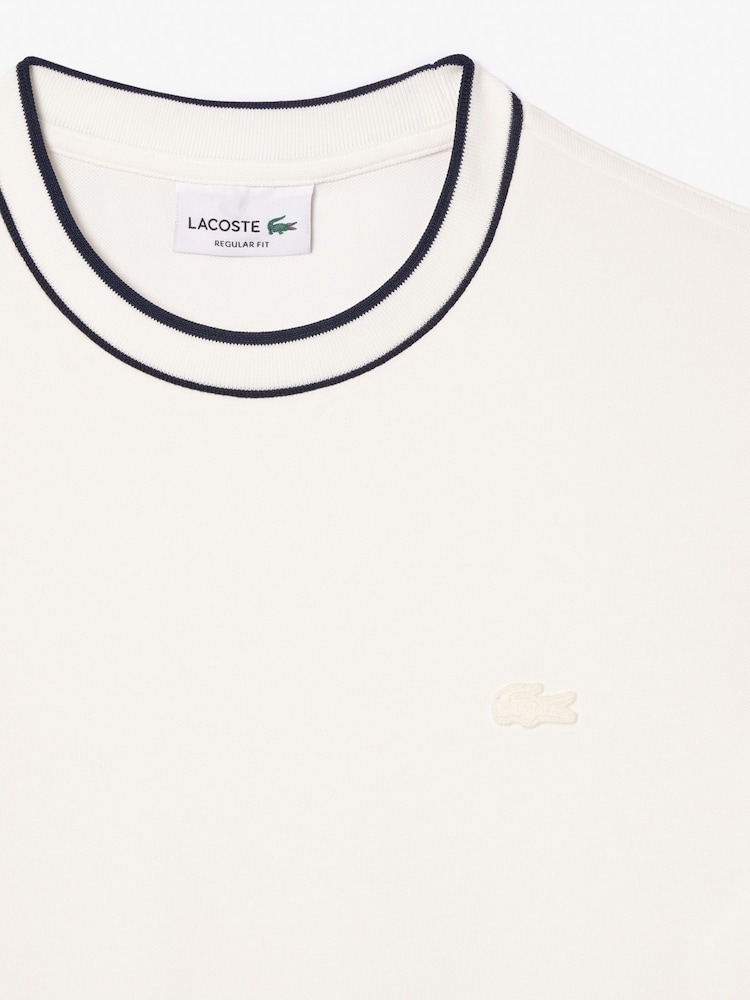 Lacoste Pique Ringer T-Shirt - Image 6 of 6
