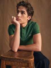 Lacoste Regular Fit Cotton Blend Ottoman Polo Shirt - Image 1 of 8