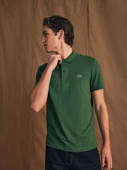 Lacoste Regular Fit Cotton Blend Ottoman Polo Shirt - Image 4 of 8