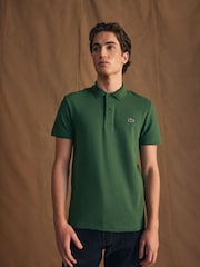Lacoste Regular Fit Cotton Blend Ottoman Polo Shirt - Image 5 of 8