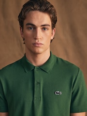 Lacoste Regular Fit Cotton Blend Ottoman Polo Shirt - Image 6 of 8